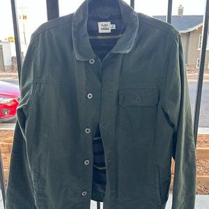 Flint and Tinder Flannel-Lined Waxed Trucker Jacket